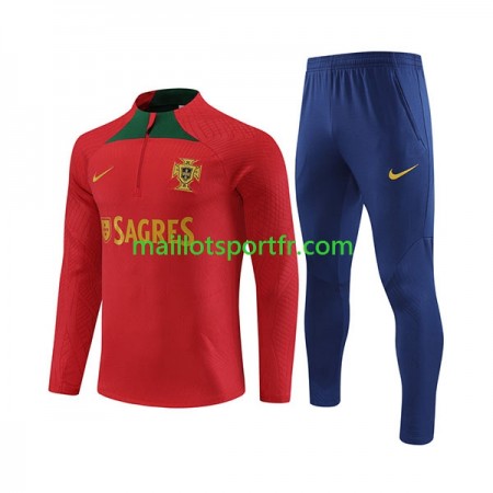 Portugal Ensemble Sweat d'entrainement Rouge 2023/24